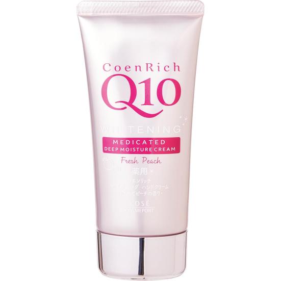 コーセー:コエンリッチ Q10 薬用ホワイトニング ハンドクリーム （もぎたてピーチの香り）:ハンドケア
