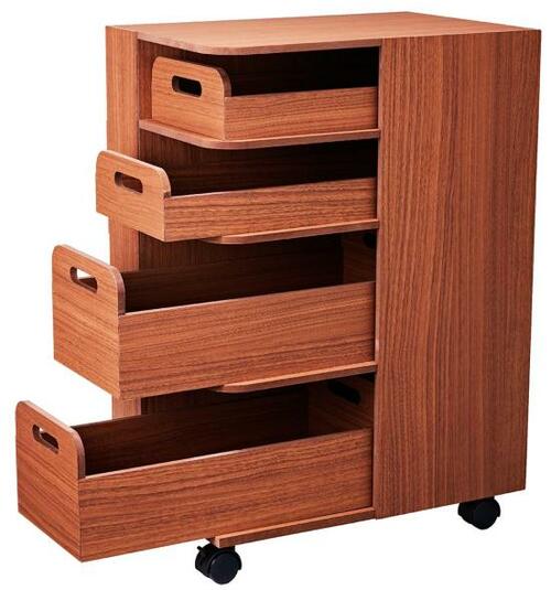 つくりは丁寧で高級感もあり！ ディノス「収納マルチワゴン」 イメージ