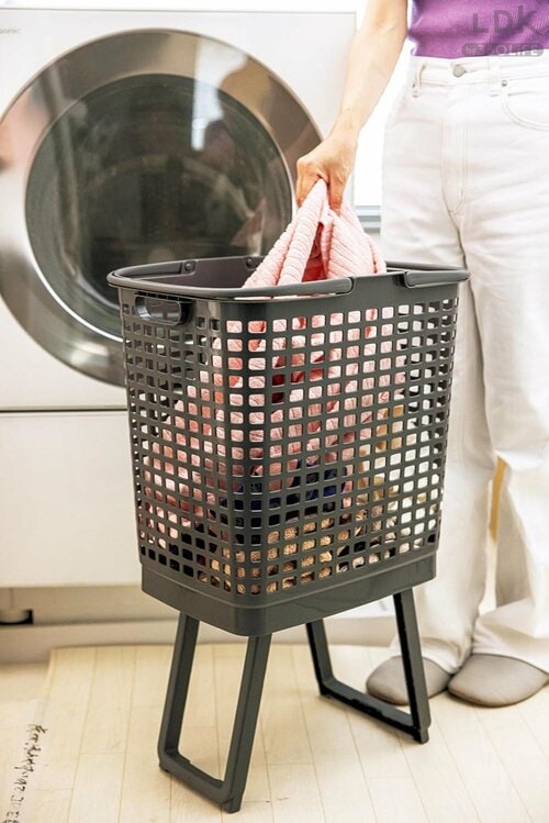 脚が折りたためる LDKベストバイ洗濯カゴおすすめ イメージ2