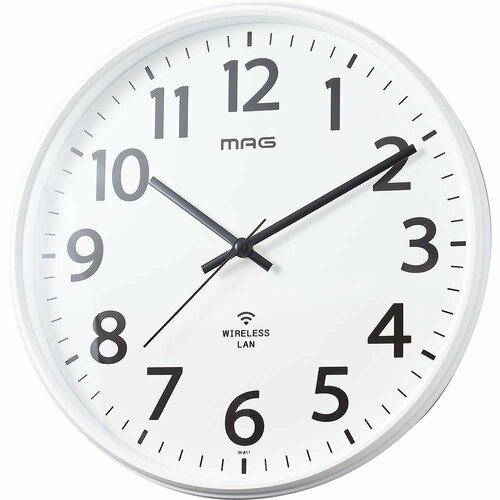 無線LAN掛け時計の比較おすすめ MAG 無線LAN アナログ掛時計 シグナルキーパー イメージ1