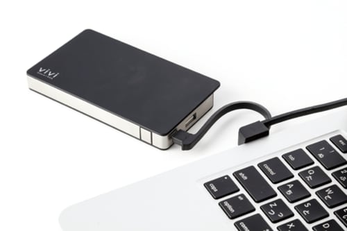 「ケーブル忘れ」がなくなる！ 2台充電も可能なケーブル一体型 イメージ5