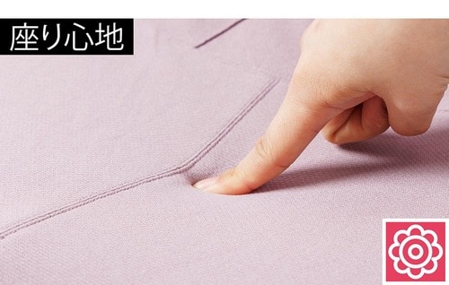 座り心地：もっちりクッション 骨盤サポートチェアおすすめ イメージ