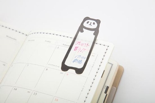 ［実力アリ！］パンダのお腹に書き込める半透明ふせん イメージ