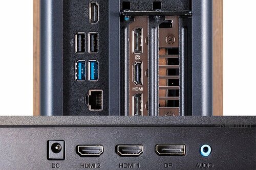 PCとモニターの両方ともDisplayPort対応が必要 ゲーミングモニターおすすめ イメージ