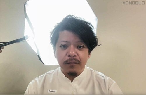 1：逆光は表情が見えません WEB会議でキレイに映る方法おすすめ イメージ