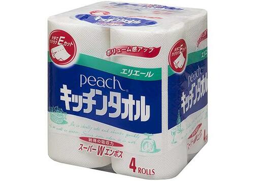 エリエール:ピーチ キッチンタオル:キッチンペーパー