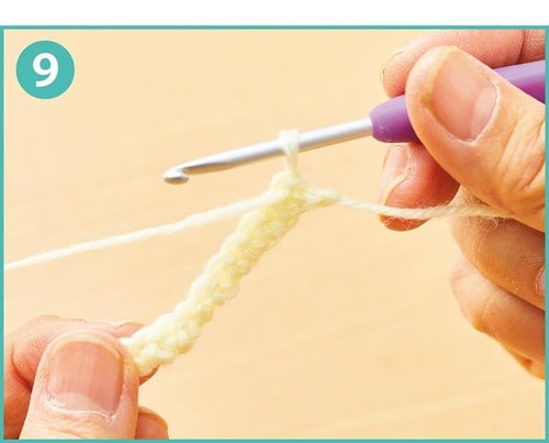 「細編み」の編み方 イメージ9