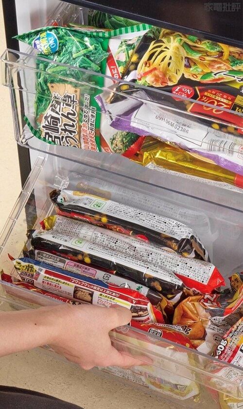 中身が見やすい引き出し式冷凍 ニトリ家電おすすめ イメージ