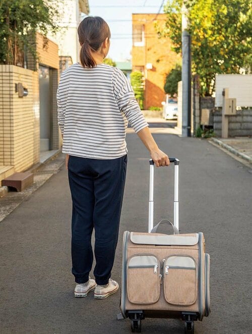 カートになるから移動がラクちん 猫の防災グッズおすすめ イメージ2