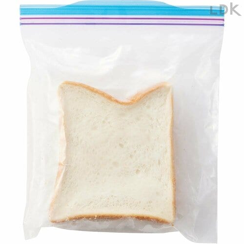 【2位】パンをフリーザーバッグで冷凍 食パンの冷凍保存方法おすすめ イメージ