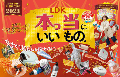 LDK2023年ベストバイ！暮らしが変わる"本当にいいもの" LDKベストバイおすすめ イメージ