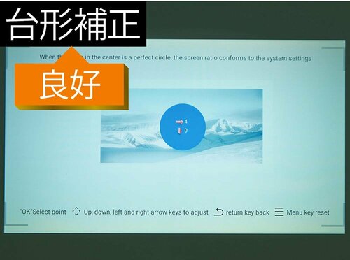 台形補正 スマホ対応プロジェクターおすすめ イメージ