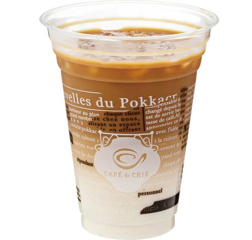 カフェ・ド・クリエ:アイスカフェラテ R:飲料