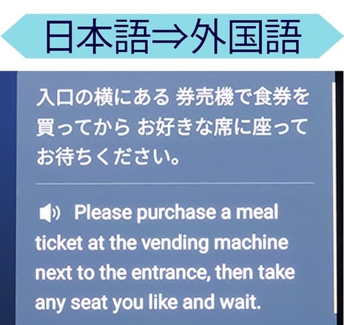 日本語から外国語に翻訳 AI翻訳機おすすめ イメージ
