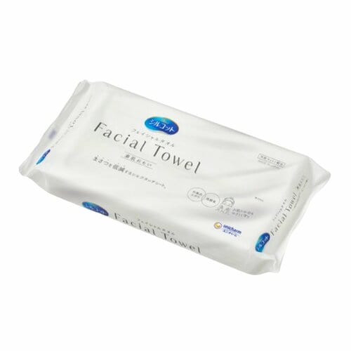 クレンジングタオルおすすめ シルコット フェイシャルタオル 素肌おもい イメージ1