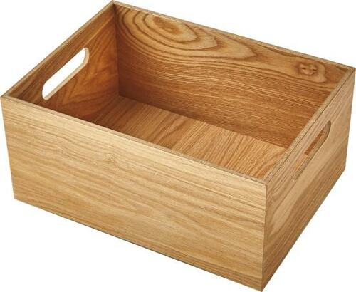 観葉植物にピッタリ!「ニトリ バスケット ナチュラルウッド」 イメージ