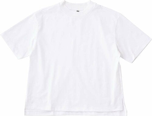 レディース吸汗速乾Tシャツおすすめ ユニクロ エアリズムコットンT（半袖） イメージ