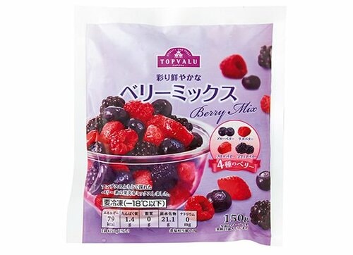 トップバリュ:ベリーミックス 150g:ミックスベリー