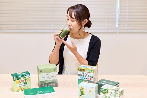 【味】バナナと16種類のフルーツ味で苦みもエグみもなし 青汁おすすめ イメージ