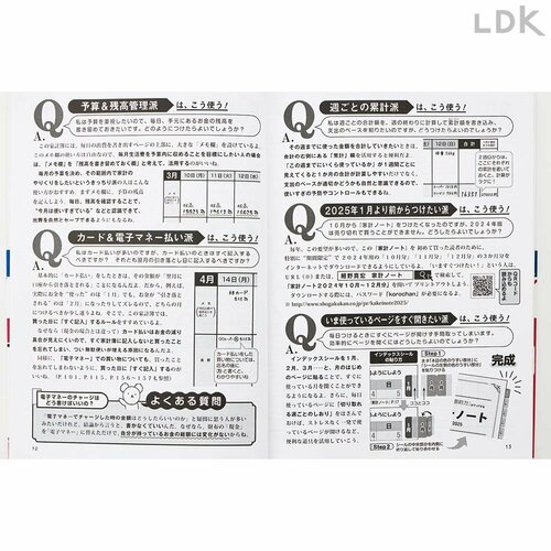 Q＆Aページが充実 家計簿おすすめ イメージ