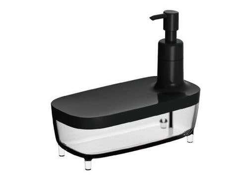 オーエ:スマートホームディスペンサー ブラック:食器洗い洗剤用ディスペンサー