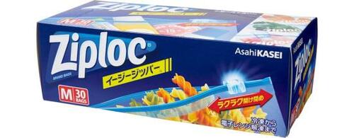 旭化成ホームプロダクツ:ジップロック（R） イージージッパー（R）M:保存袋