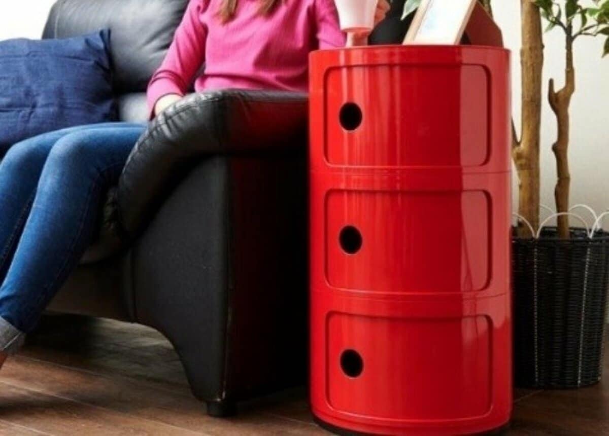 【美品】カルテル　コンポニビリ　リプロダクト kartell - カルテル コンポニビリ リプロダクト 5段 ホワイトの