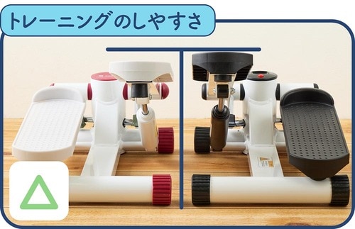 踏み台の高低差が少なく負荷が小さい ステッパーおすすめ イメージ