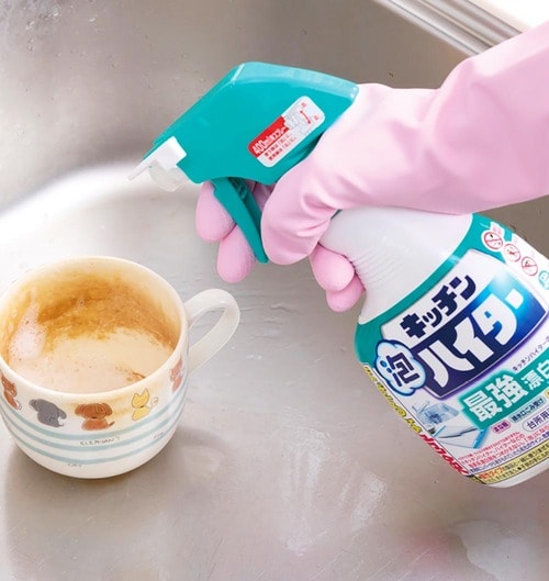 色素沈着は泡ハイターでちりつも汚れが解決！ 掃除用洗剤おすすめ イメージ