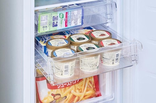 浅型のケースや仕切り板で整理しやすい セカンド冷凍庫おすすめ イメージ