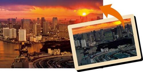 夕日を撮るとき