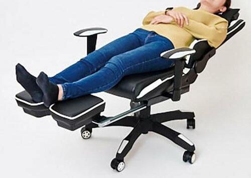 ぼん家具「ゲ-ミングチェア フットレスト付きゼストランサー」2