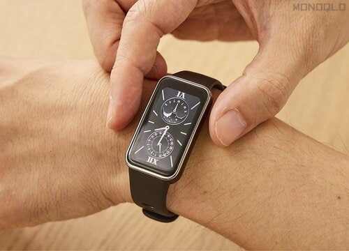 【見た目のよさ】スポーツ感が薄めのおしゃれな見た目 ファーウェイ「HUAWEI Band 9」おすすめ イメージ