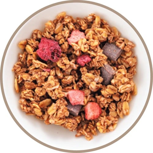 グラノーラおすすめ ネイチャーズ パース ラブクランチ オーガニック グラノーラ ダークチョコレート&ラズベリー イメージ2