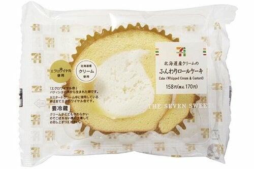 セブン-イレブン:北海道産クリームの ふんわりロールケーキ:洋菓子
