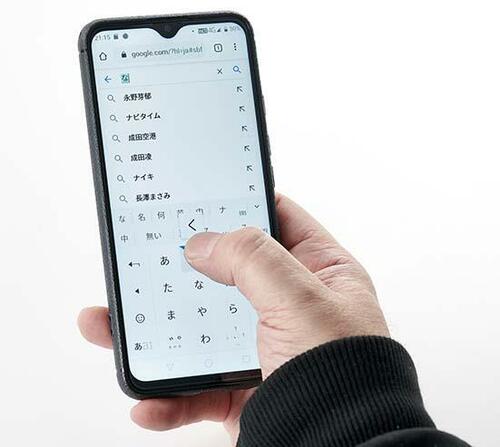 日本語入力はOSで標準対応しています