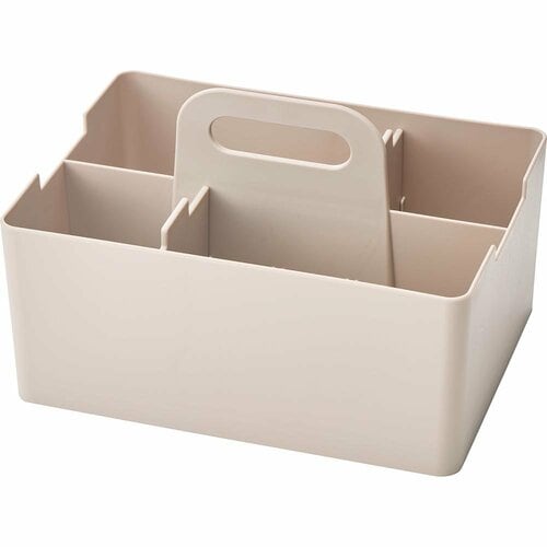 ツールボックスおすすめ スリーコインズ デスクトートミニ ベージュ イメージ