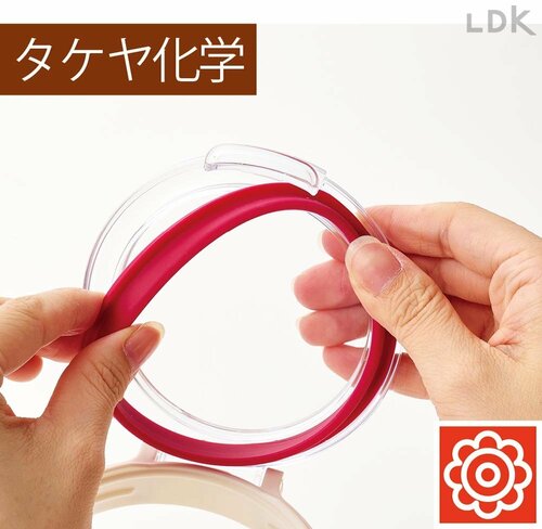 パッキンがサッと外せてお手入れがラクちん 密閉保存容器おすすめ イメージ