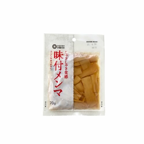 メンマおすすめ みなさまのお墨付き しゃきしゃき食感 味付メンマ イメージ