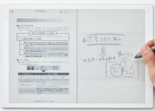 PDF閲覧と手書きが同時に使える「文字が書きやすい」ソニー イメージ2