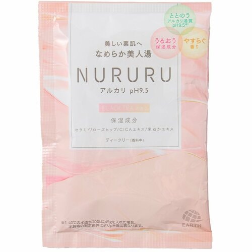 保湿系入浴剤おすすめ アース製薬 ヌルル BLACK TEAの香り イメージ