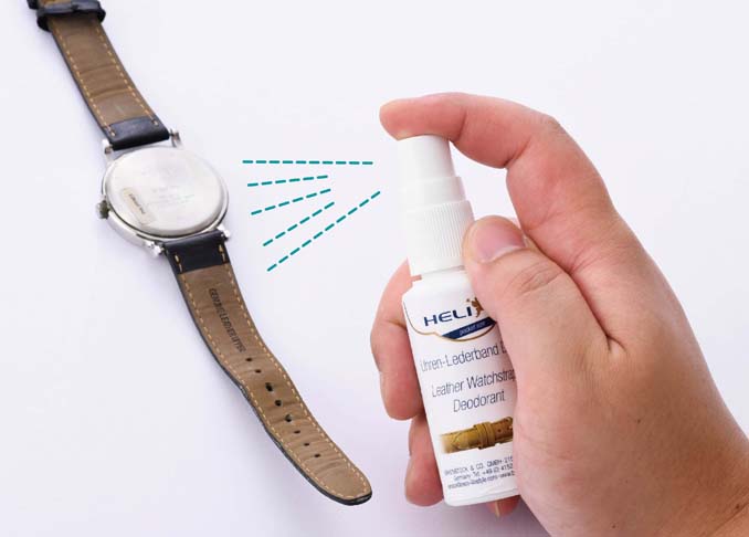 革でも丸洗いできるんです 腕時計の汗臭を完全に消す方法 360life サンロクマル