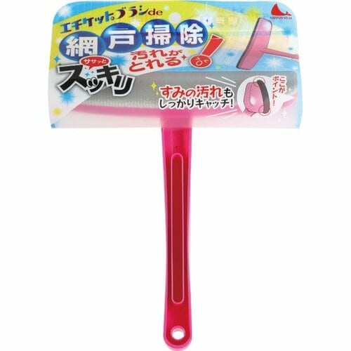 日本シール:エチケット:ブラシde網戸掃除
