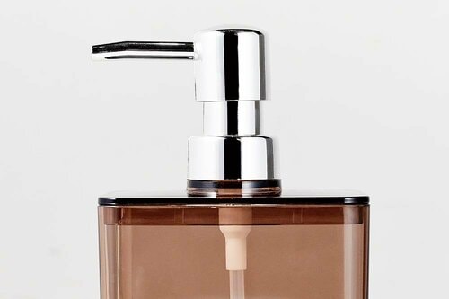  スタンダードプロダクツ ポンプボトル 600mL ブラウン イメージ2