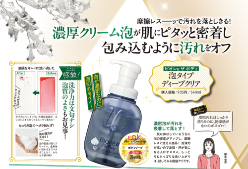 ビオレu ザ ボディ「泡タイプ ディープクリア」 イメージ