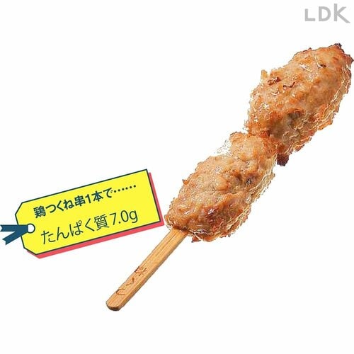 A.なんこつ入り鶏つくね串。全おでんの具材のなかでトップクラスのたんぱく量 イメージ