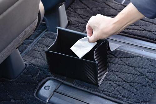 磁石のフタ付きで安心!カーメイト「ゴミ箱」 イメージ2