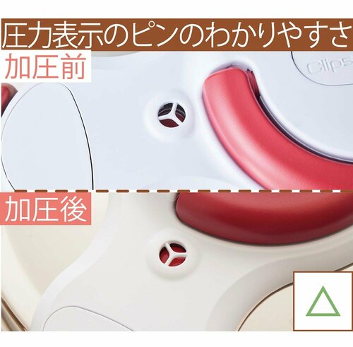 圧力表示ピンのわかりやすさ 圧力鍋おすすめ イメージ