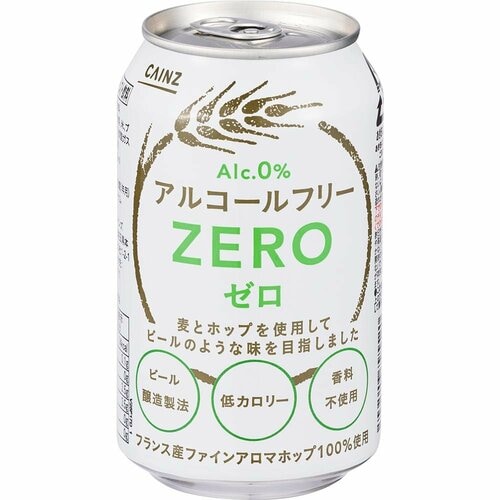 ノンアルコールビールおすすめ カインズ アルコールフリーZERO イメージ