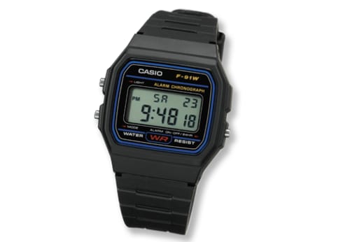 カシオ:チープカシオ:デジタル:CASIO:スタンダード F-91W-1JF